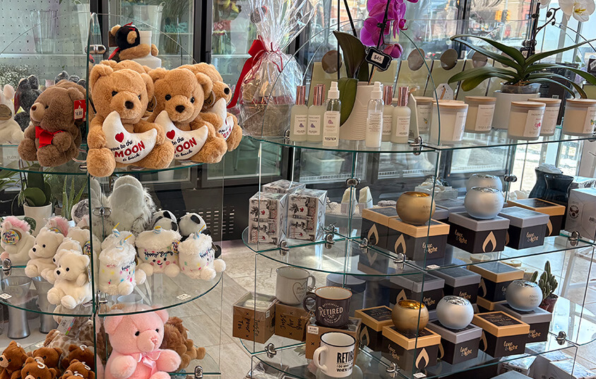 Kairos Gift Baskets and Flowers view inside store