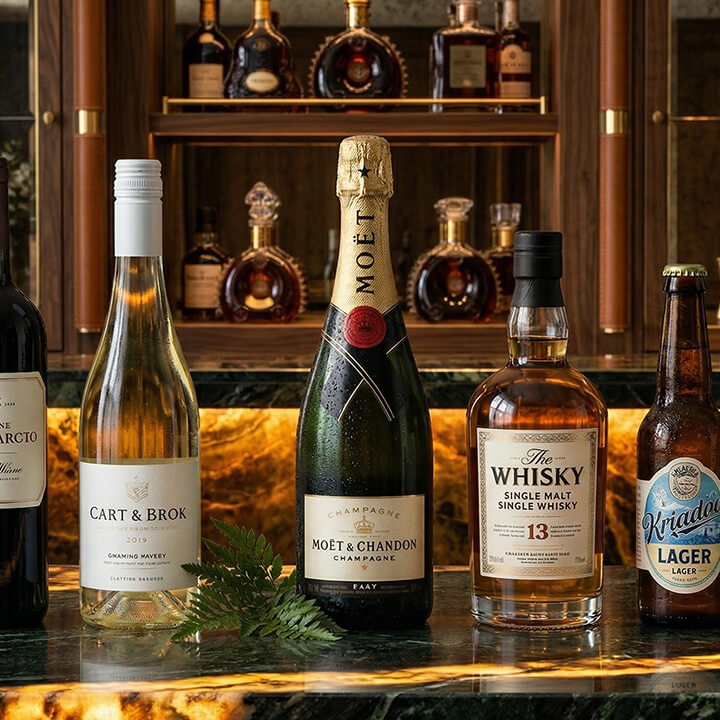 BEVERAGE COLLECTION GIFT BASKETS