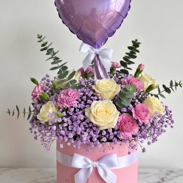 Lavender Love Hatbox